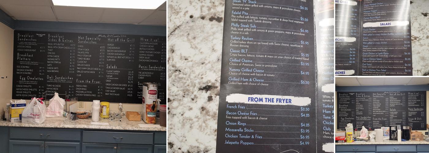 Baymeadows Cafe and Grill Menu