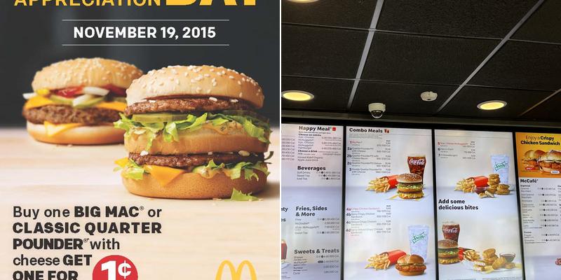 McDonald’s Menu