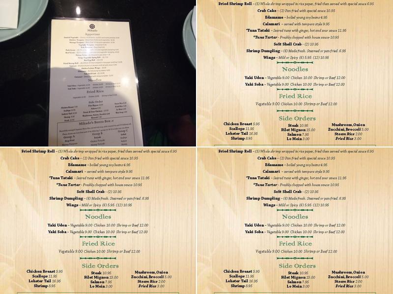 Mikado Menu