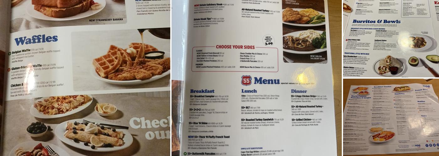 IHOP Menu