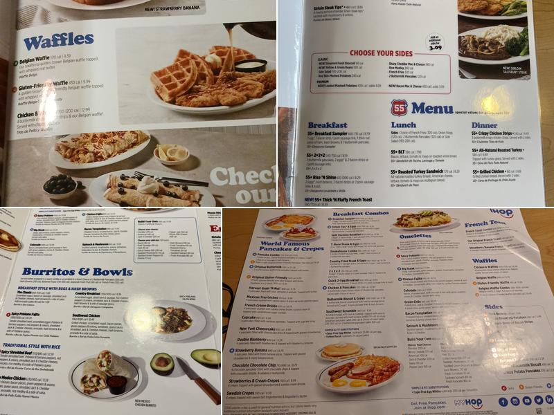 IHOP Menu