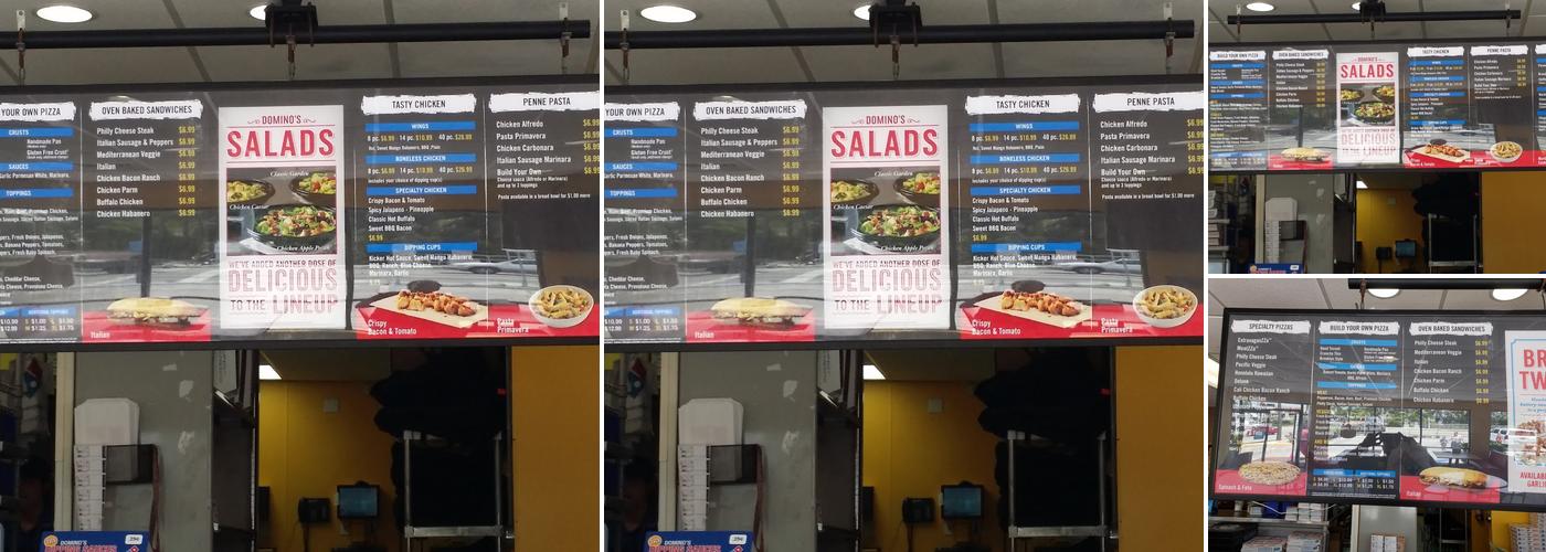 Domino's Pizza Menu