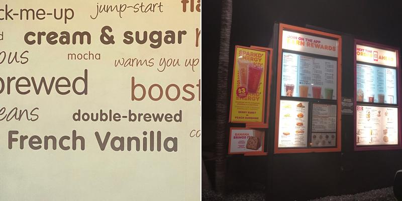 Dunkin' Menu