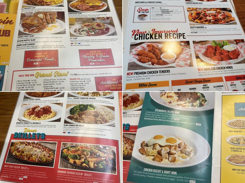 Denny's Menu