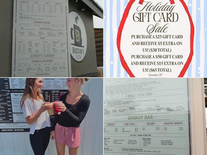Boston's Brew Menu