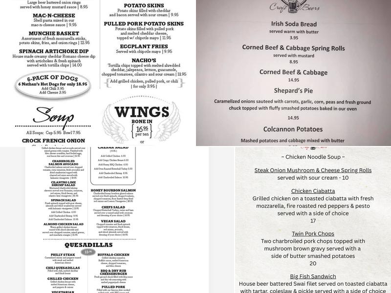 Jd's Pub & Brew Menu
