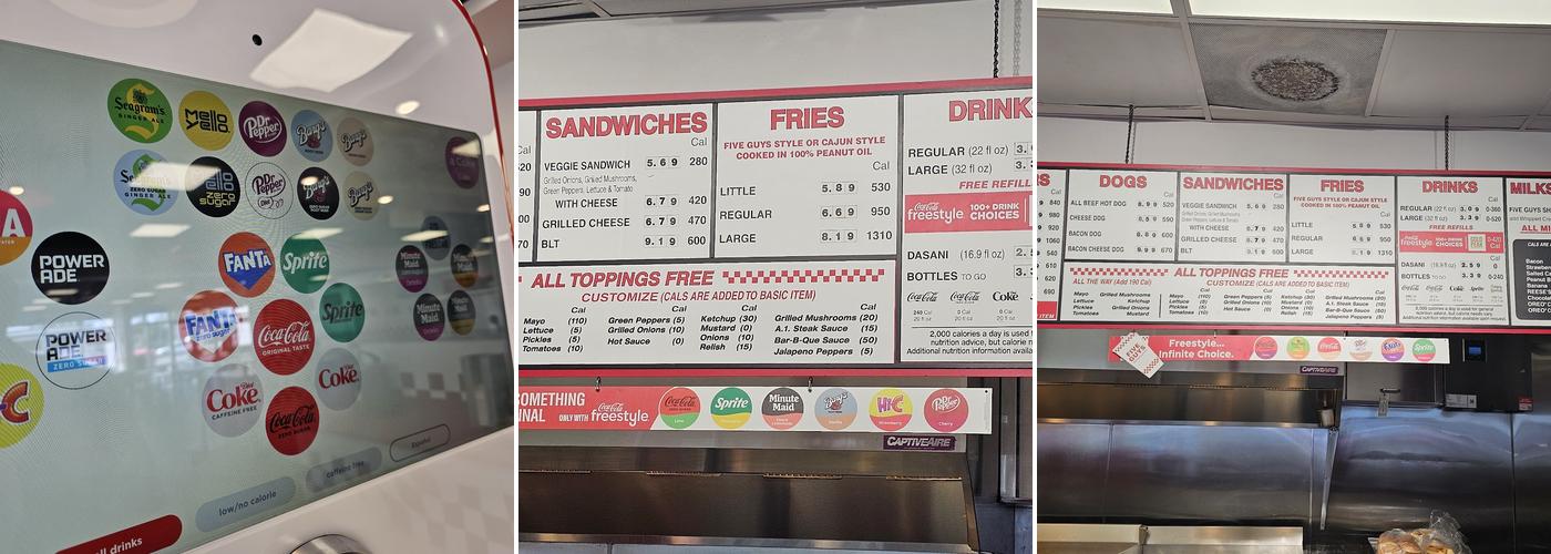 Five Guys Menu