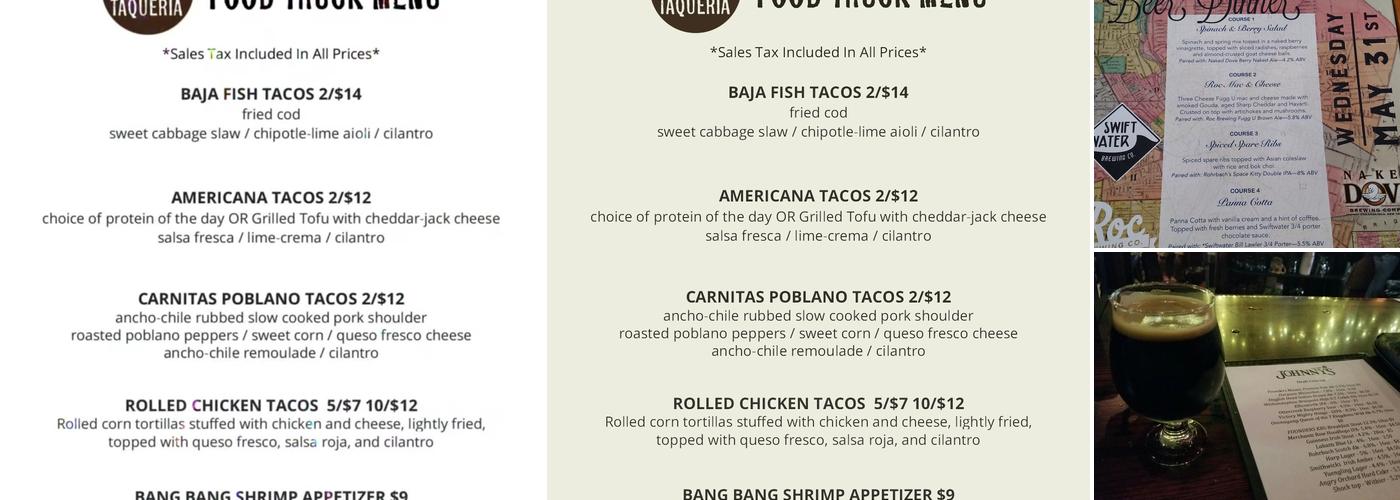 Johnny’s Irish Pub Menu