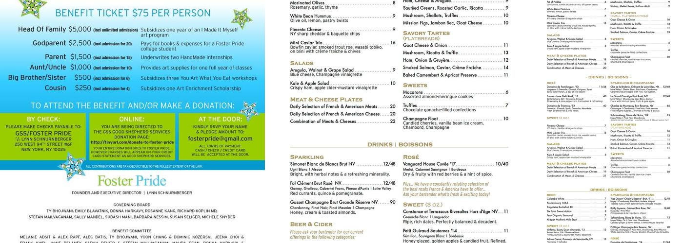 Vanguard Wine Bar (Upper East Side) Menu