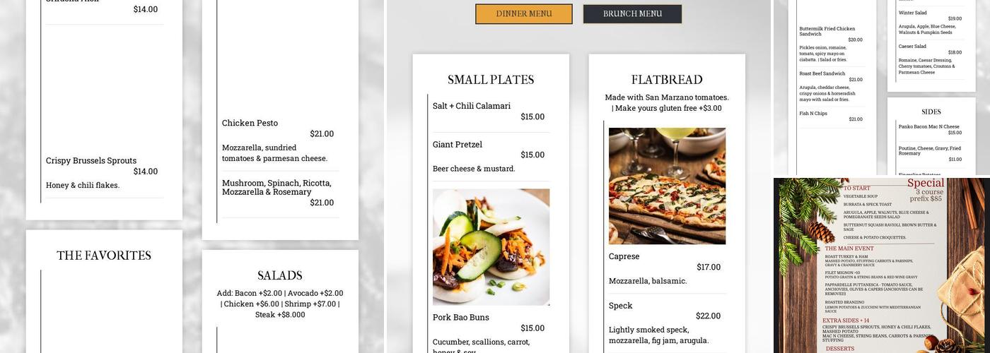 The Lowery Bar & Kitchen Menu