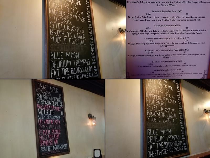 The Courtyard Ale House Menu