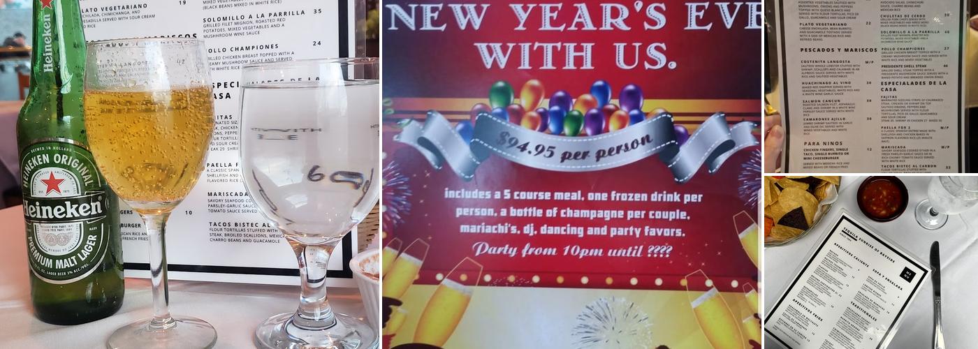 Tequila Sunrise of Bayside Menu