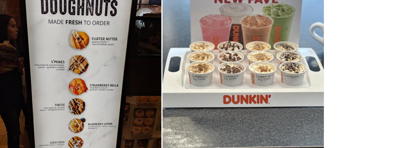 Dunkin' Menu