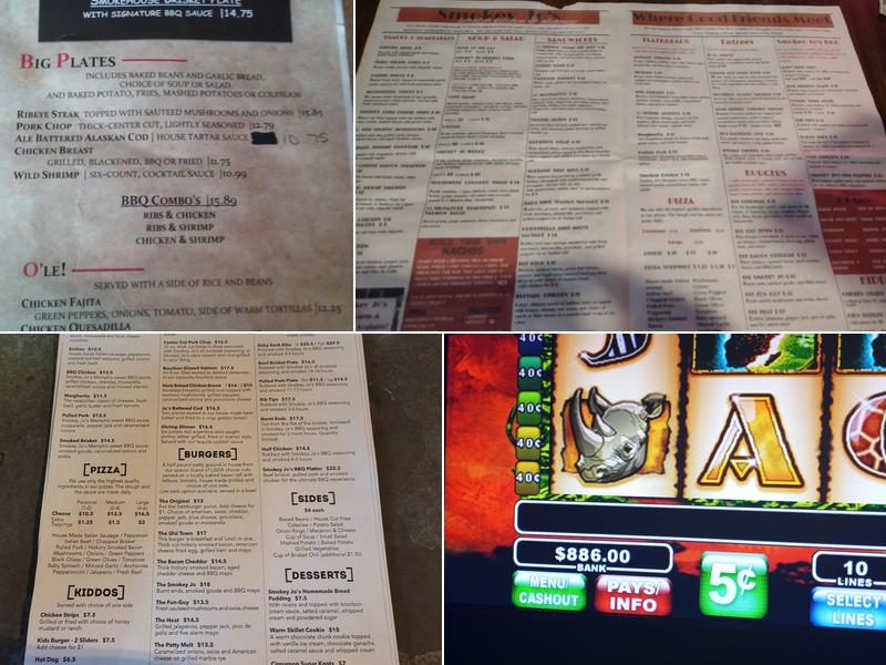 Smokey Jo's Menu