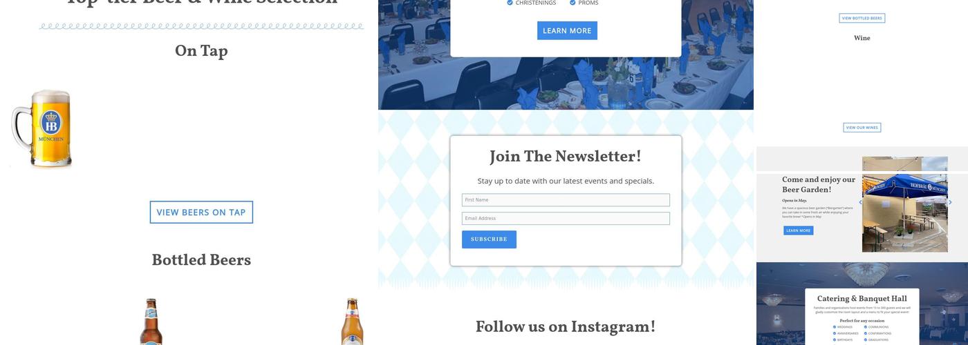 Gottscheer Hall Menu