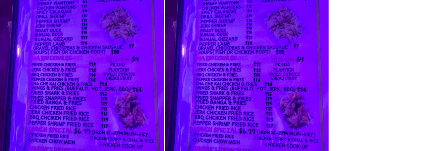 Gemini's Menu