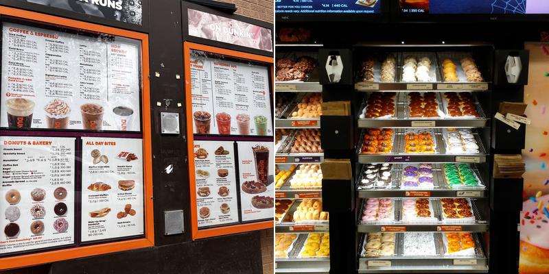 Dunkin' Menu
