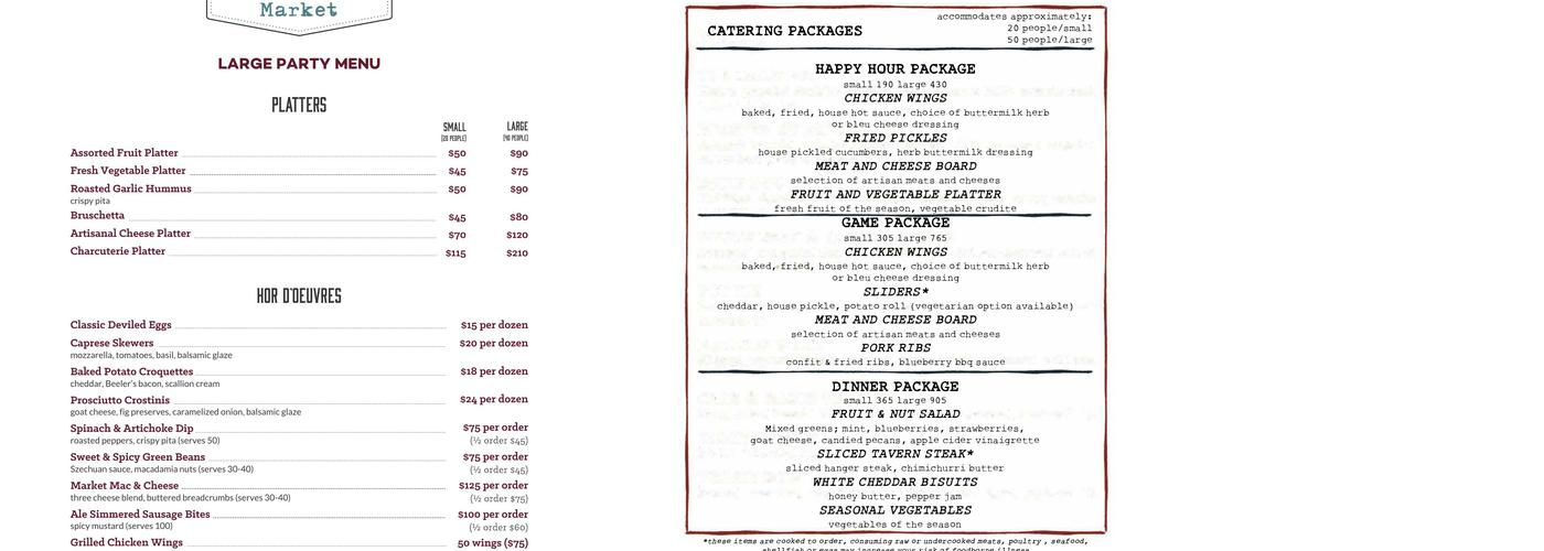 Connolly's On Fifth Menu