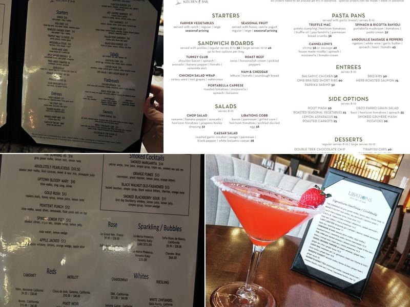 Libations Kitchen & Bar Menu