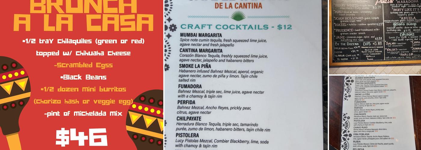 Cafe El Tapatio Menu
