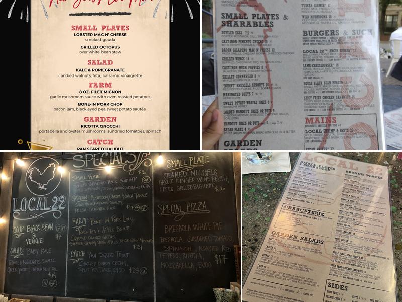 Local 22 Kitchen & Bar Menu