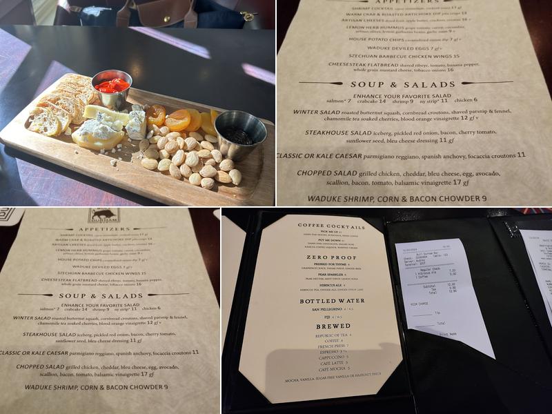 Bull Durham Bar Menu