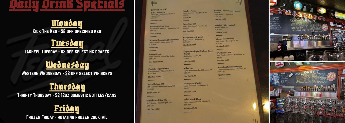 Federal Menu