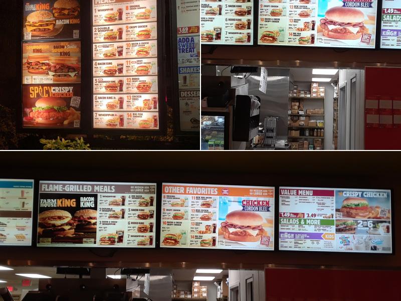 Burger King Menu