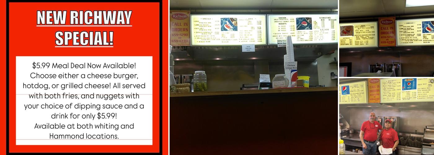 Richway Gyros Menu