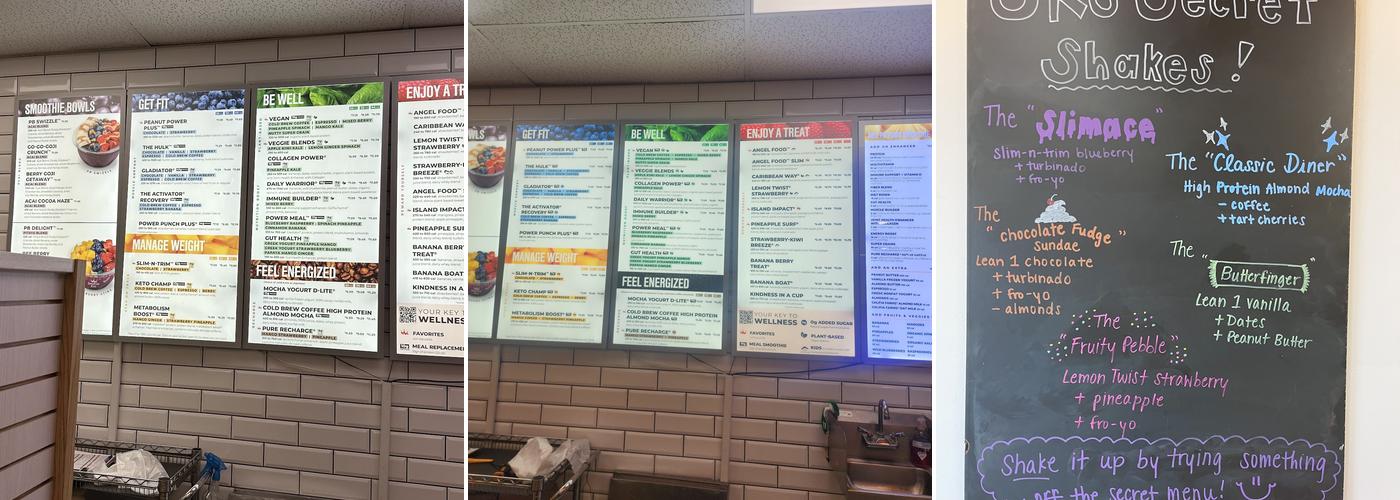 Smoothie King Menu