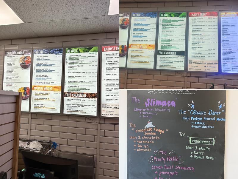 Smoothie King Menu
