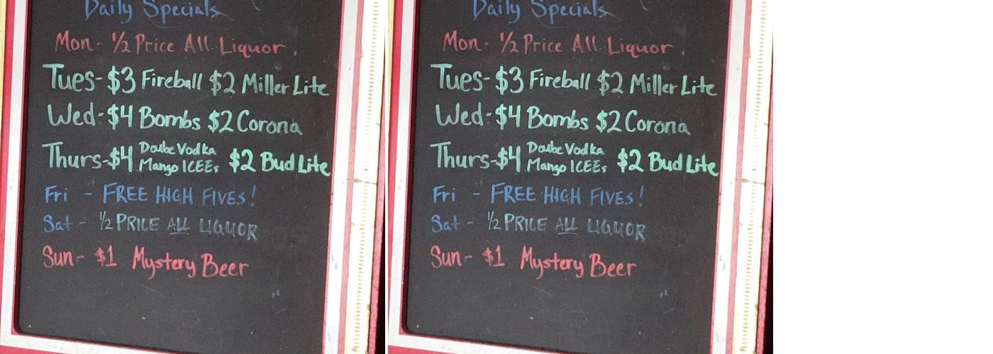 The Goat Menu