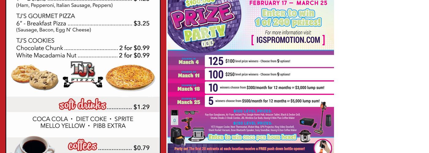 Ruby's at Airport Plaza Menu