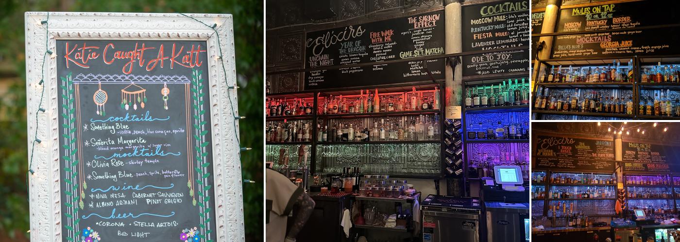 The Blind Elephant Menu