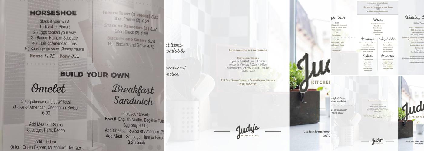 Judy's Kitchen & Catering Menu