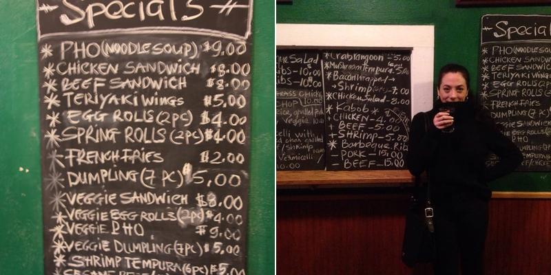 Broadways Menu