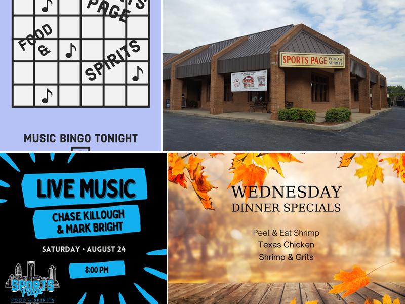 Sports Page Food & Spirits 8400 Bellhaven Blvd # H, Charlotte