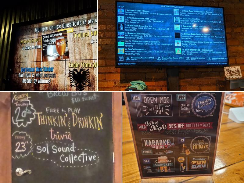 Old Town Public House {OTPH} Menu