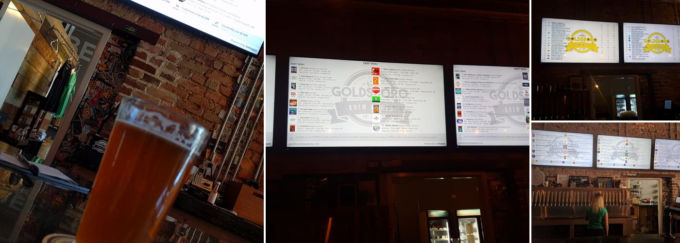 Goldsboro Brew Works Menu