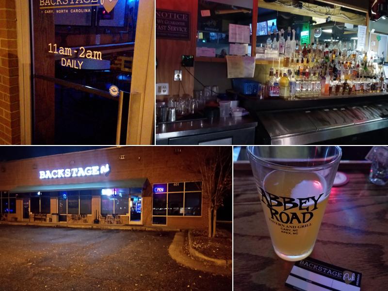 Backstage Pub 401 Ashville Ave #109, Cary