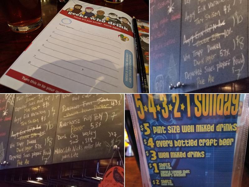 Pint Menu