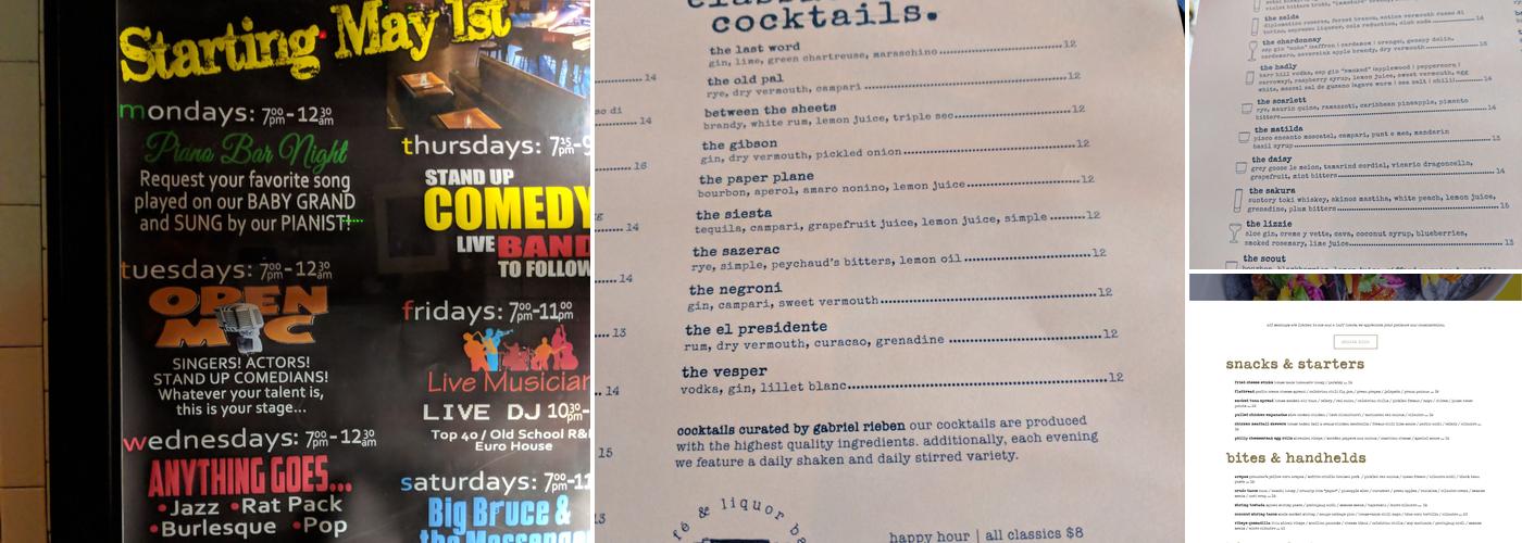 dullboy Menu