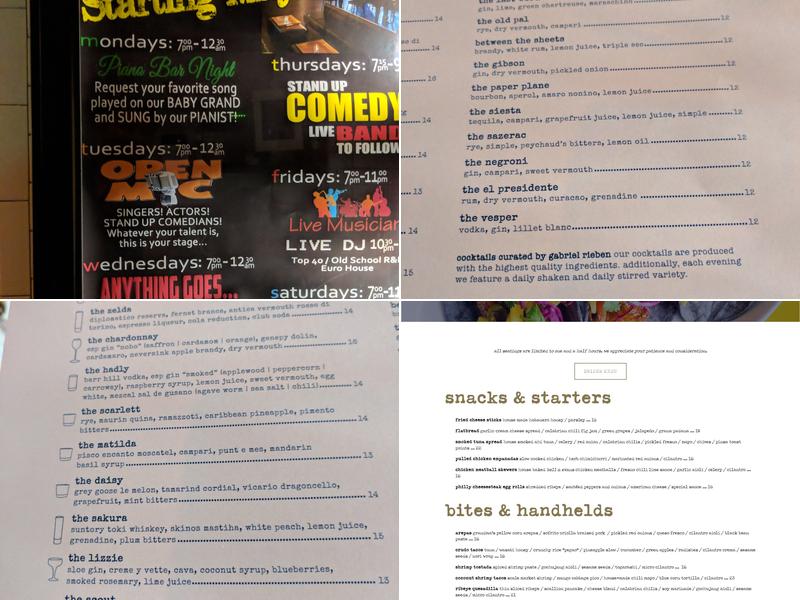 dullboy Menu