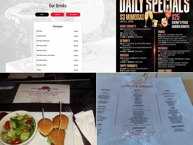 Cherry's Lounge Menu