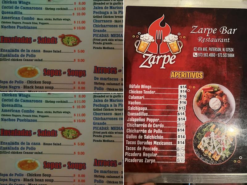 Mi Pueblo Bar 2 Menu