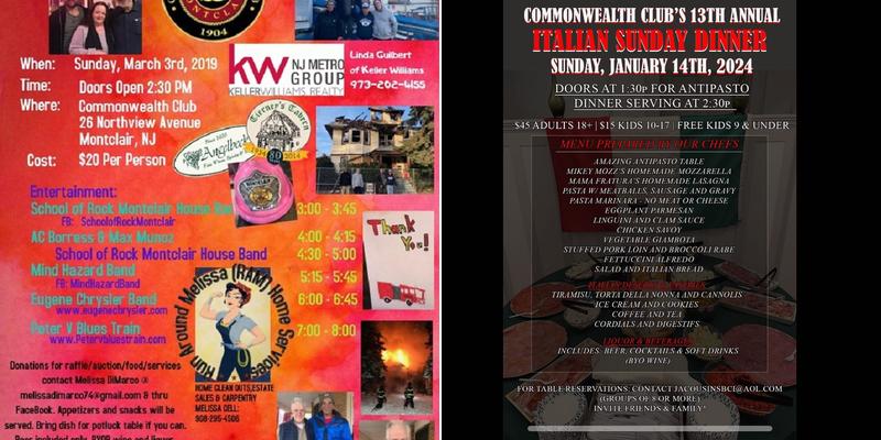 The Commonwealth Club Menu