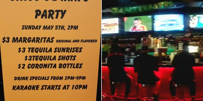 Golden Rail Pub Menu