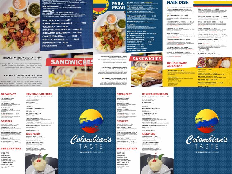 Colombian's Taste Menu