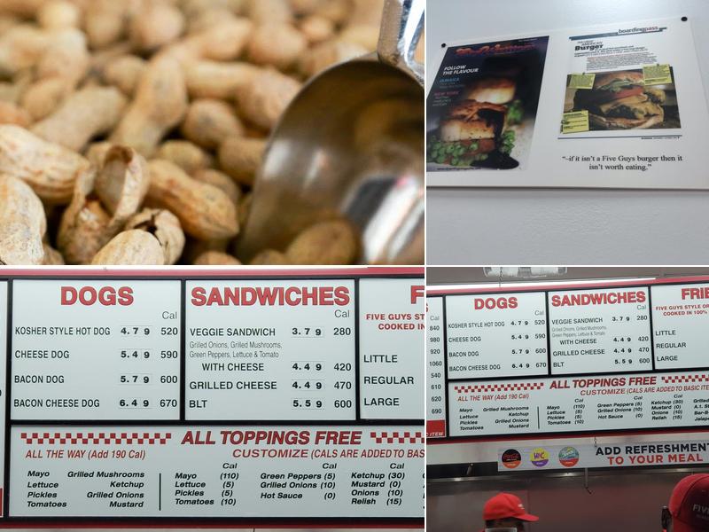 Five Guys Menu