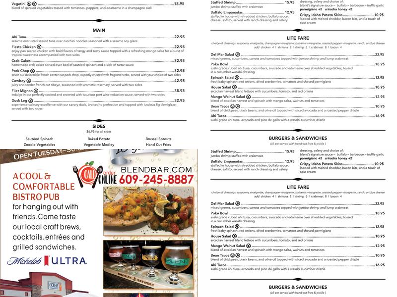 BLEND Menu